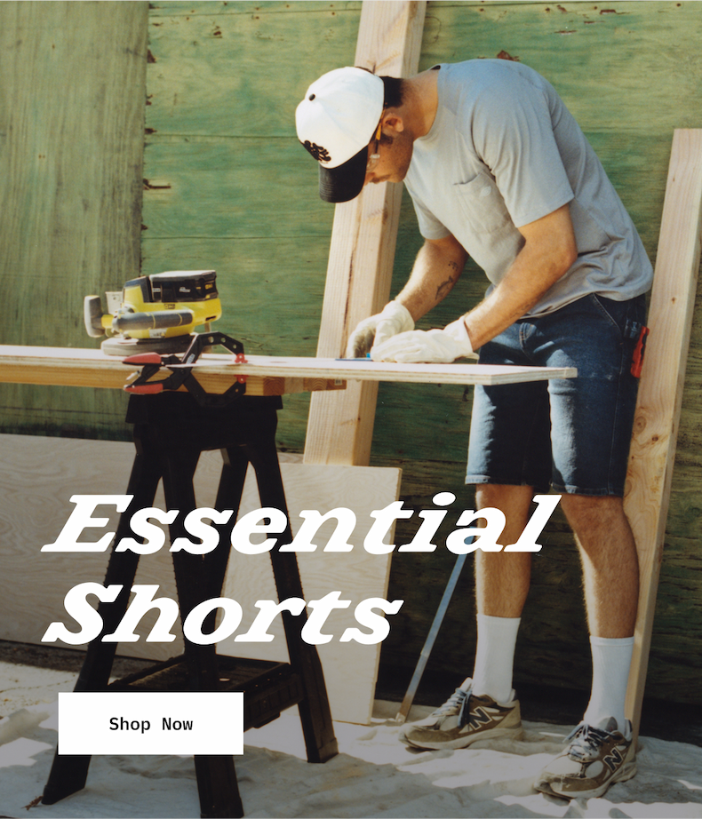 Essential Shorts. Cargo Shorts, Denim Shorts, Work Shorts, and More. Shop Now.