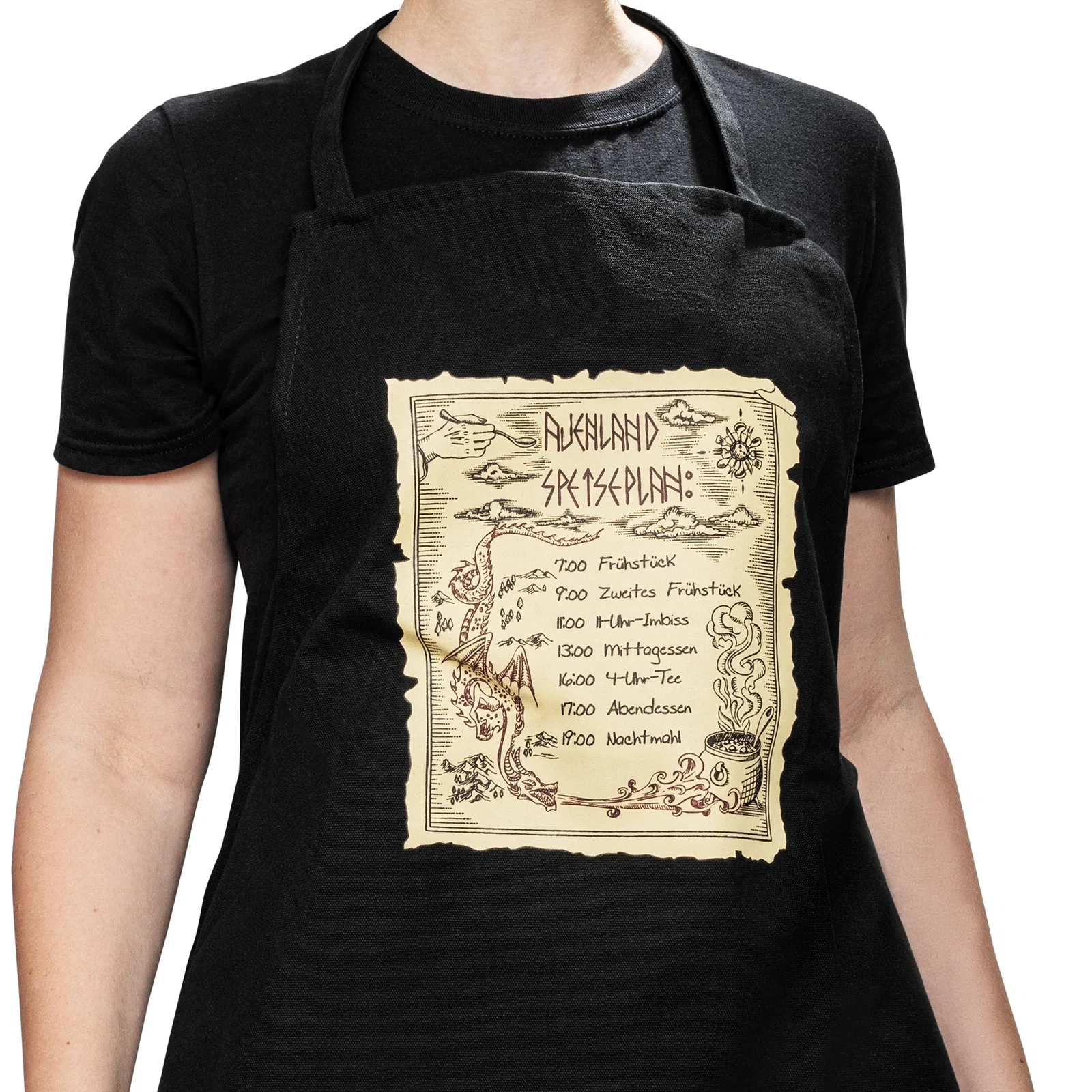 Küchen- und Grillschürze "Auenland-Speiseplan"