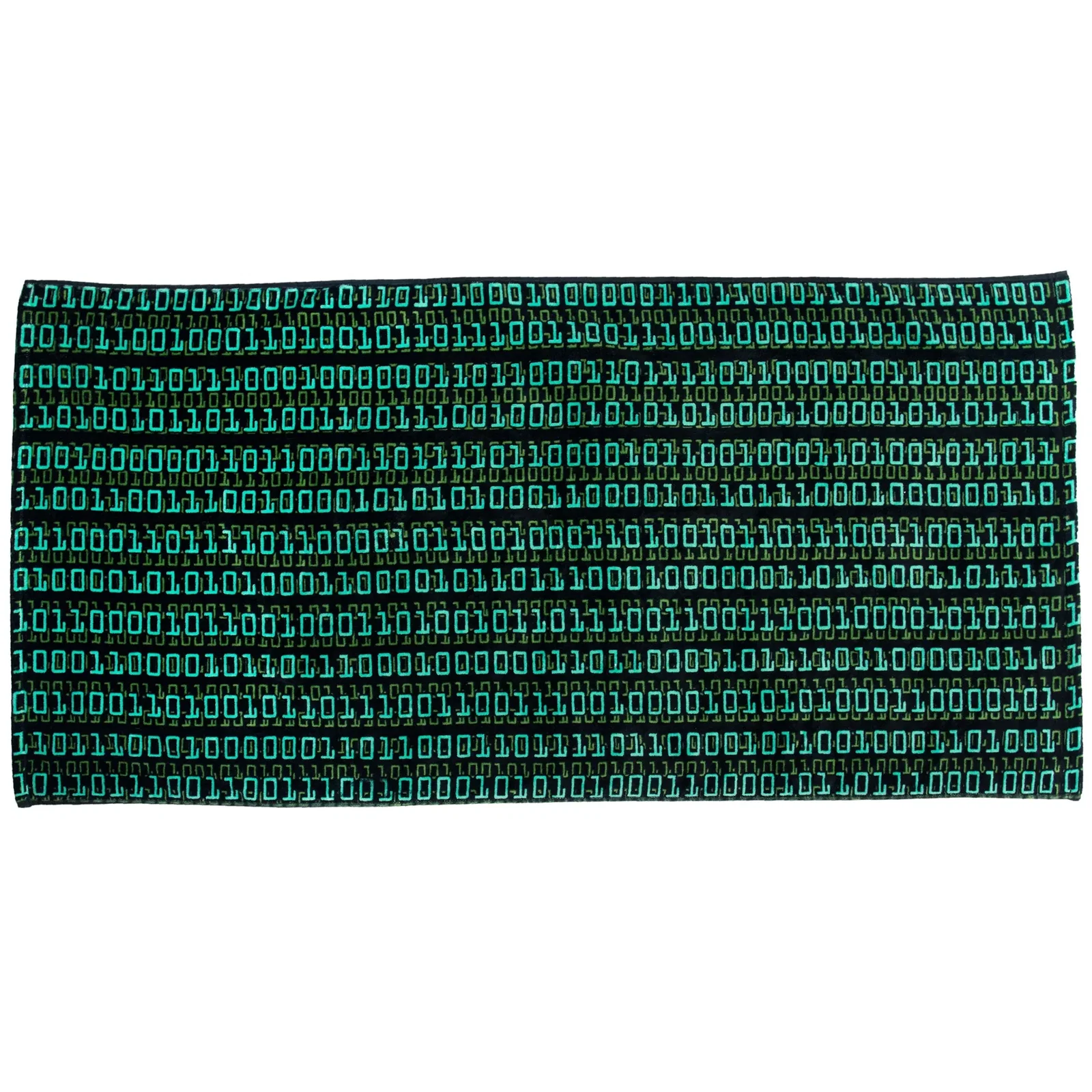 Badehandtuch Binärcode