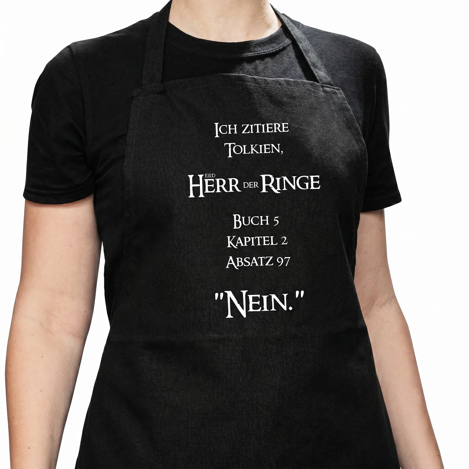 Küchen- und Grillschürze "Ich Zitiere Tolkien"