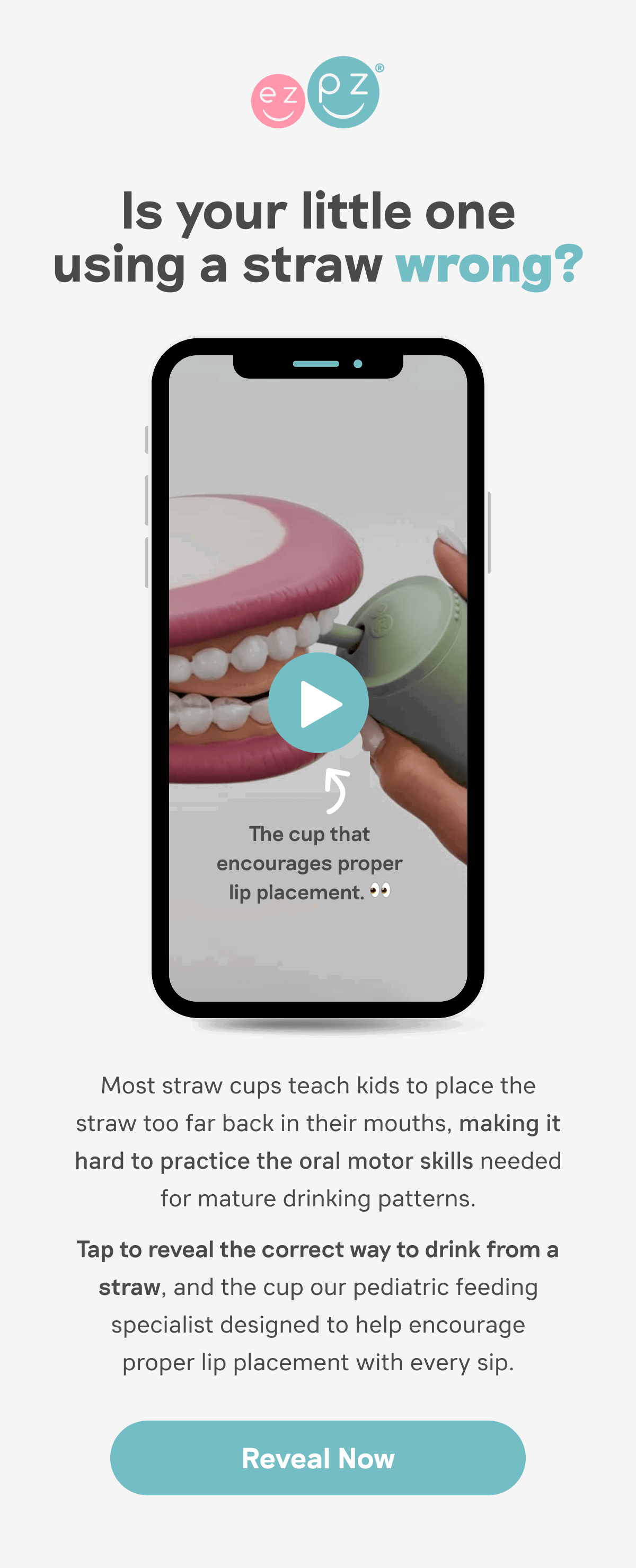 Is Your Little One Using A Straw Wrong?