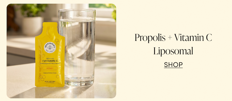 Propolis + Vitamin C Liposomal CTA: SHOP