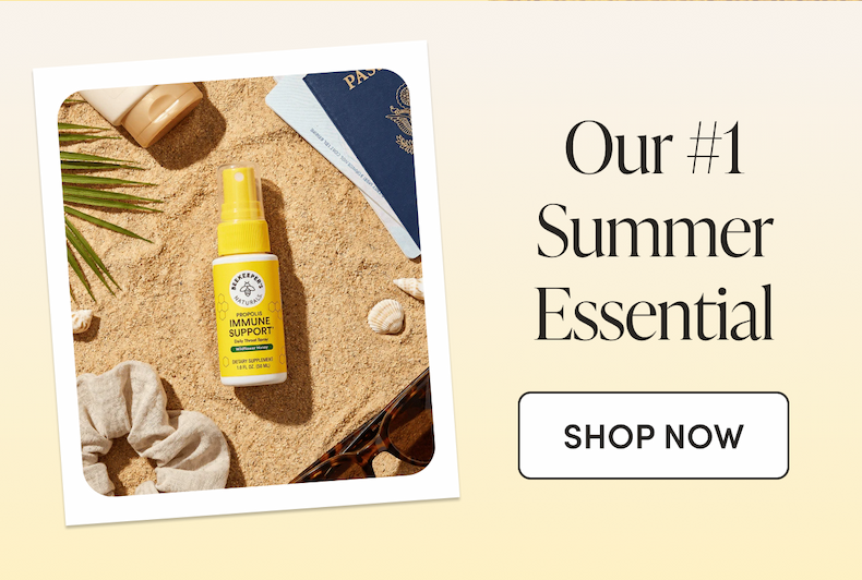 Our #1 Summer Essential CTA: SHOP NOW   