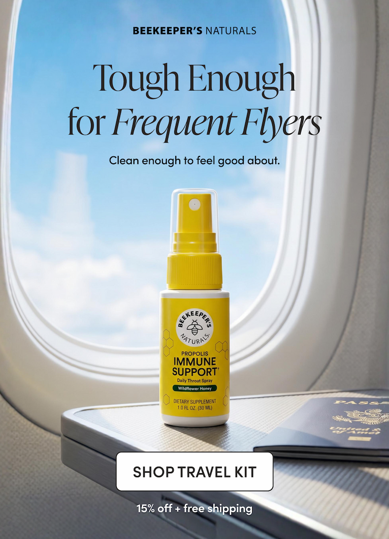Tough Enough for Frequent Flyers   Clean enough to feel good about. CTA: SHOP TRAVEL KIT 15% off + free shipping