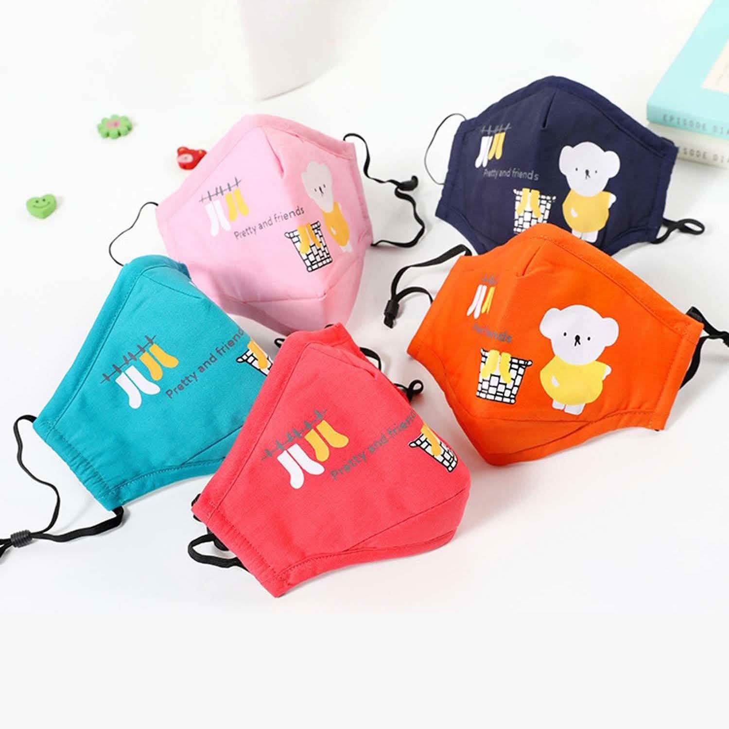 Image of Cartoon Bears Cotton Dustproof for Children