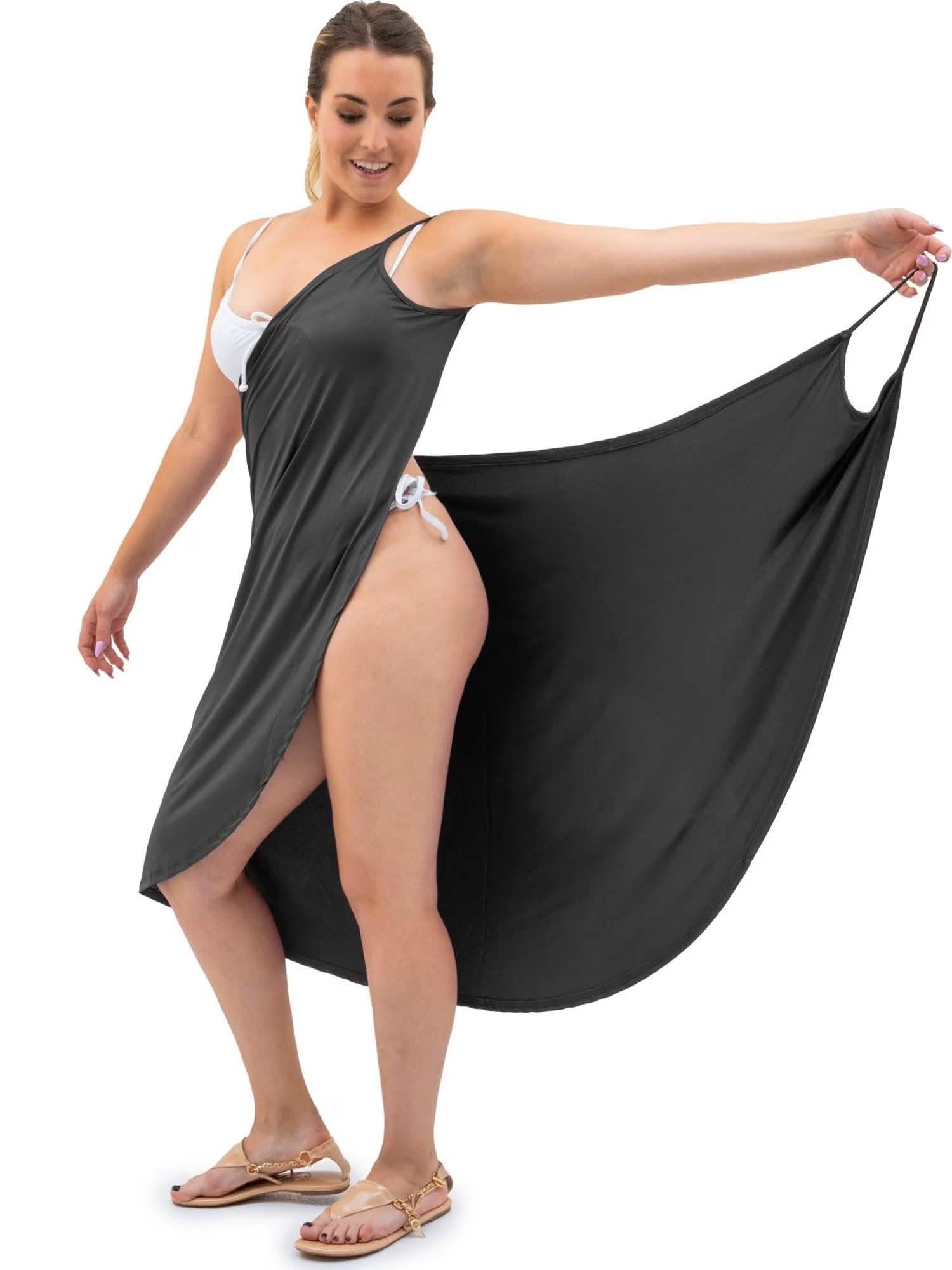 Image of Wearable Bath Towel for Adults