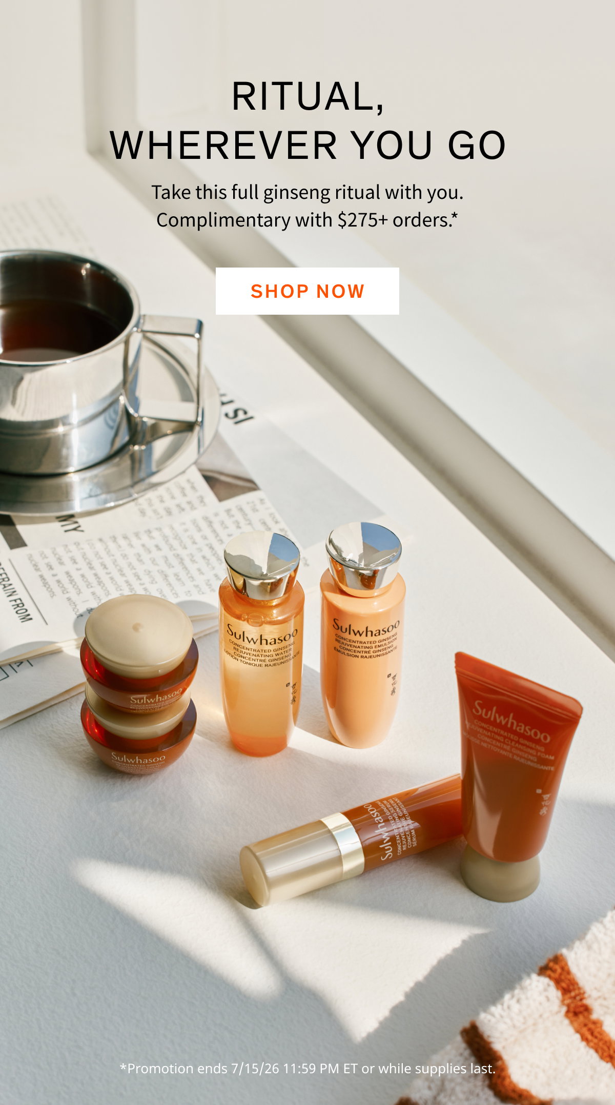 6-Piece CGR Routine w/$275+ Purchase