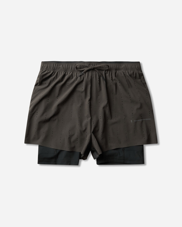 POST ARCHIVE FACTION (PAF) Zero 2-In-1 Shorts Molasses / Black