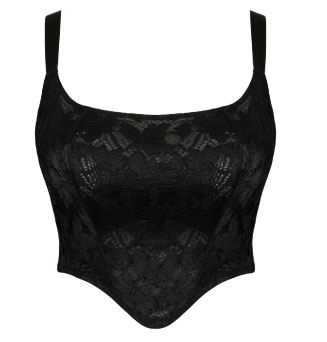 Curvy Kate Calla Longline Corset Bra Black