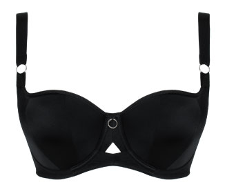 Curvy Kate Boost Me Up Padded Balcony Bra Black