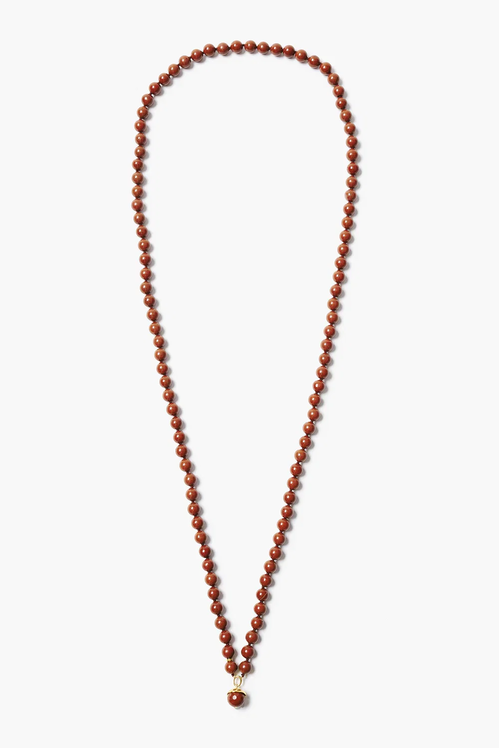 Image of Bell Necklace Red Jasper