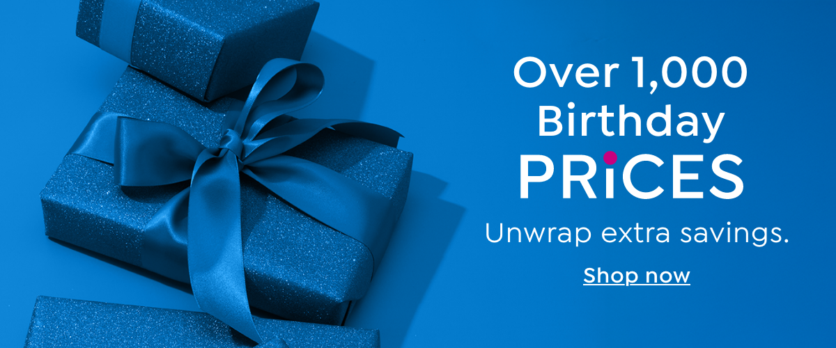 Over 1,000 Birthday Prices