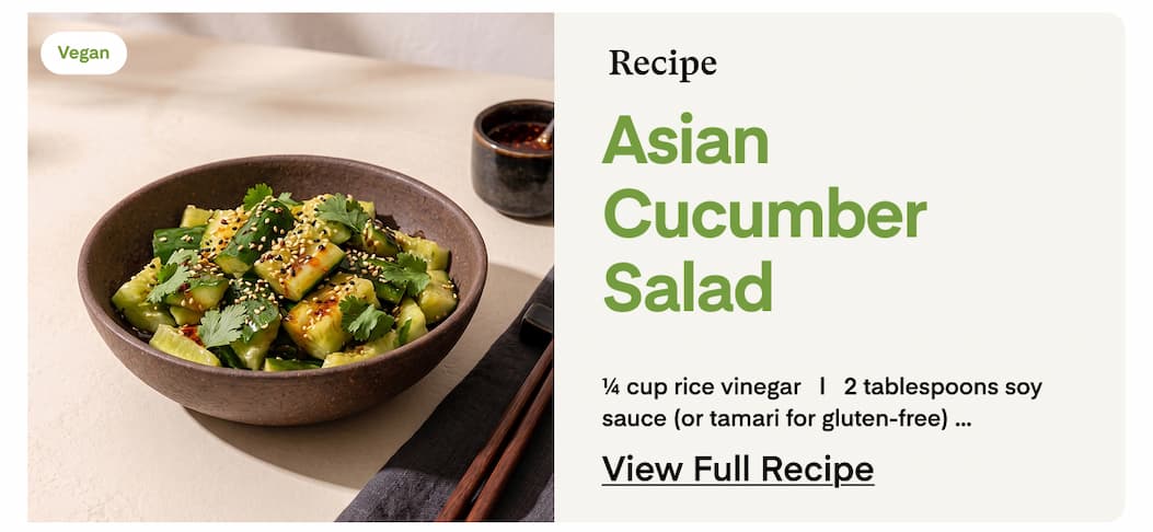 Asian Cucumber Salad