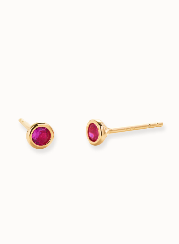 Birthstone Stud Earrings