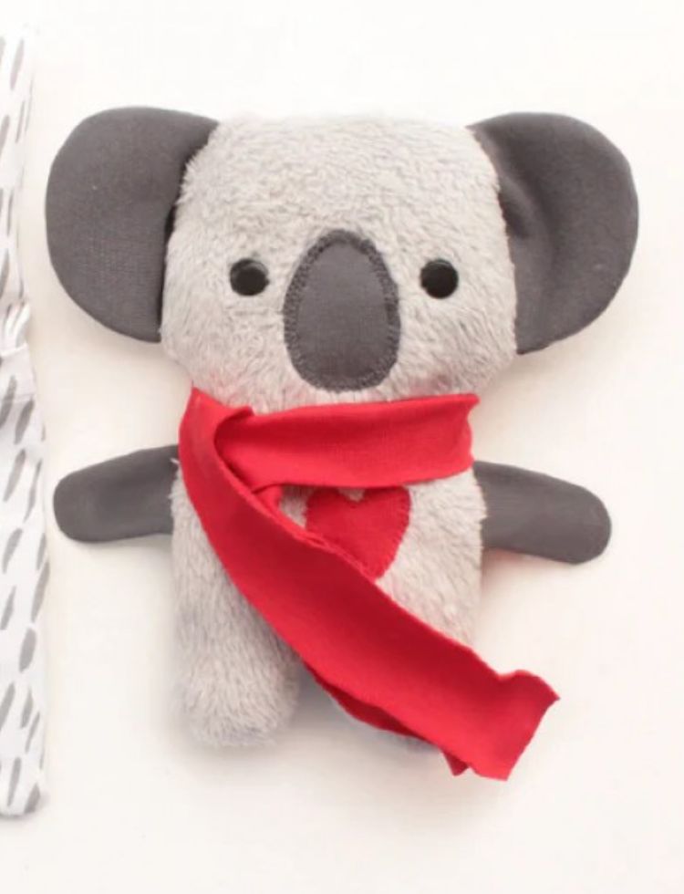 Puperita Sewing Pattern Koala Plush Soft Toy & Sleeping Bag (PDF)