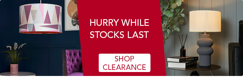 Hurry while stocks last. Shop clearance.