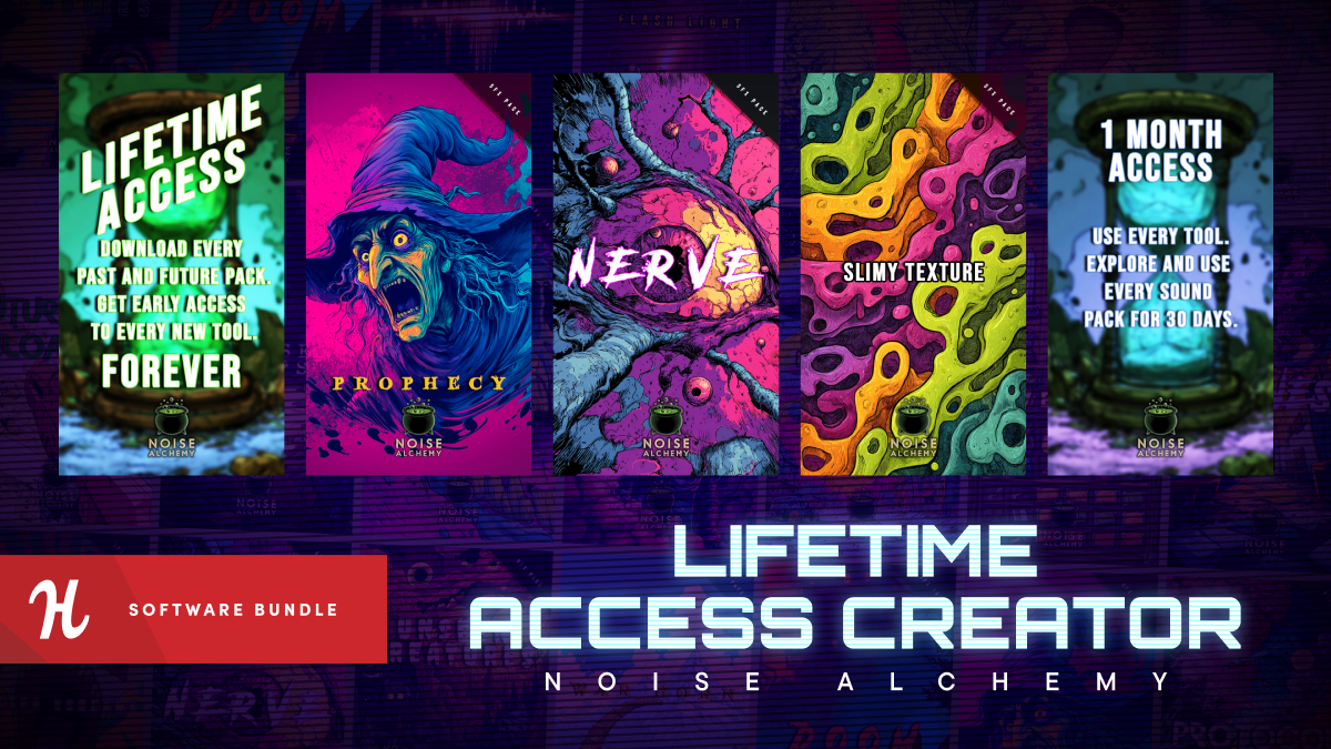 We’ve partnered with Noise Alchemy to offer our members unique access to professional-quality SFX assets!