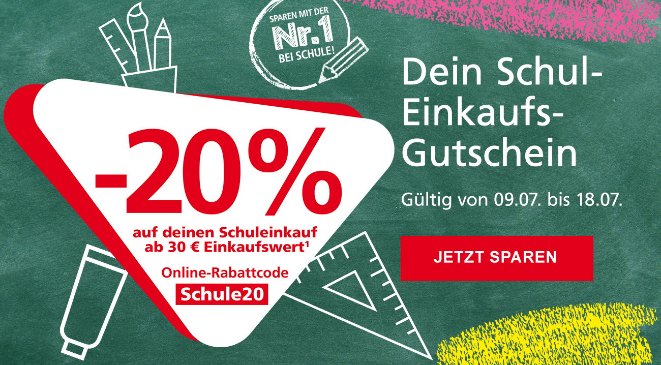 20% Schuleinkauf