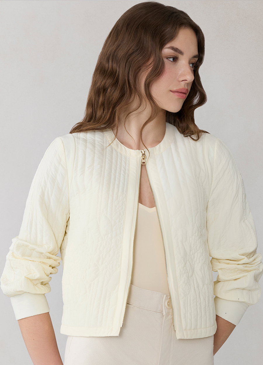 REITA Boxy Jacket in Insulated Soft Nylon