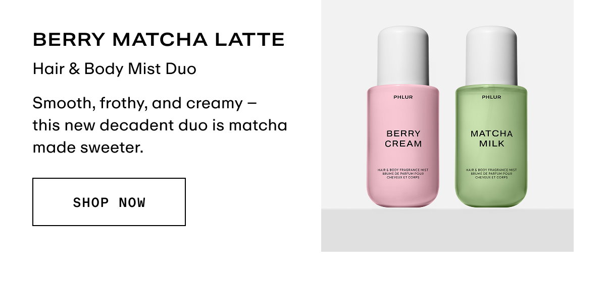 Berry Matcha Latte - Hair & Body Mist Duo
