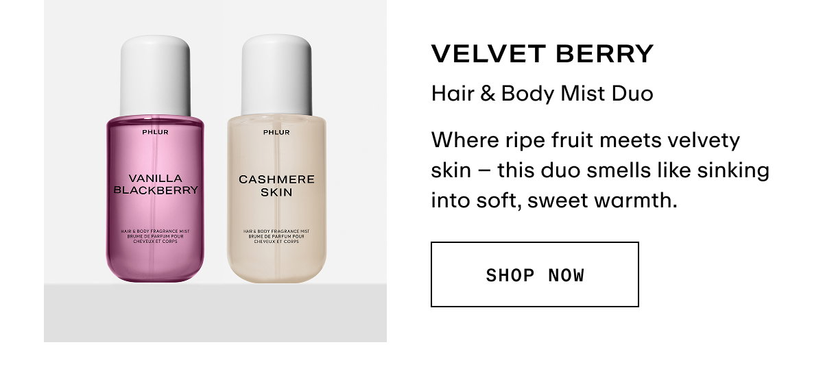 Velvet Berry - Hair & Body Mist Duo