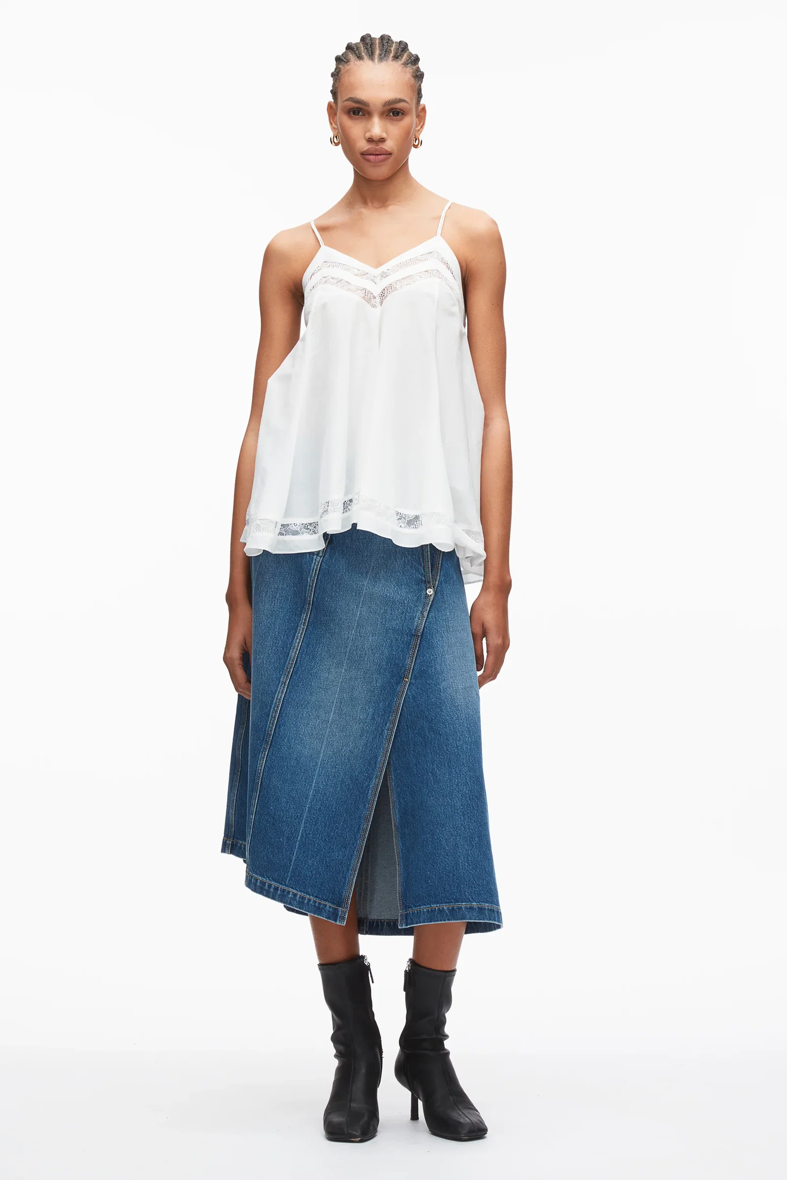 Image of Flounce Voile Top