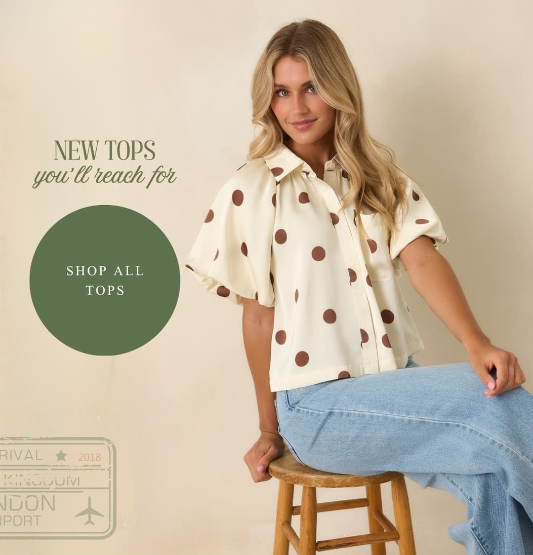 New tops you'll reach for. Shop All Tops.