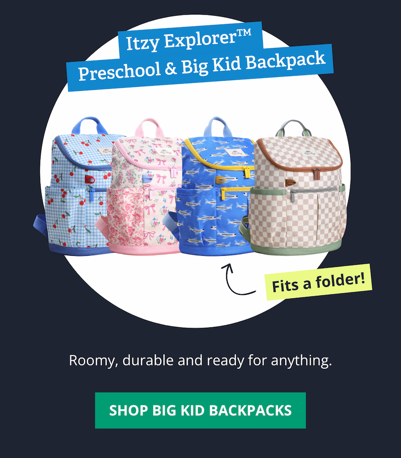 Itzy Explorer™ Preschool & Big Kid Backpack