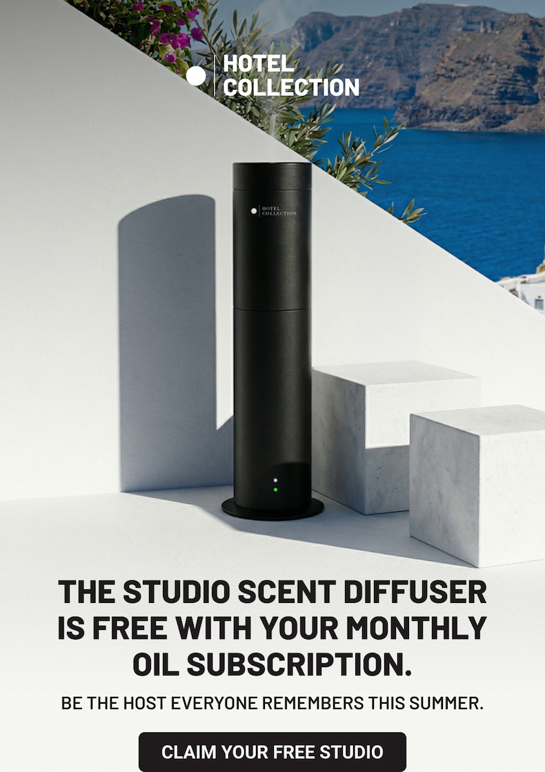 The Studio Scent Diffuser is free with your monthly oil subscription. Claim Your Free Studio
