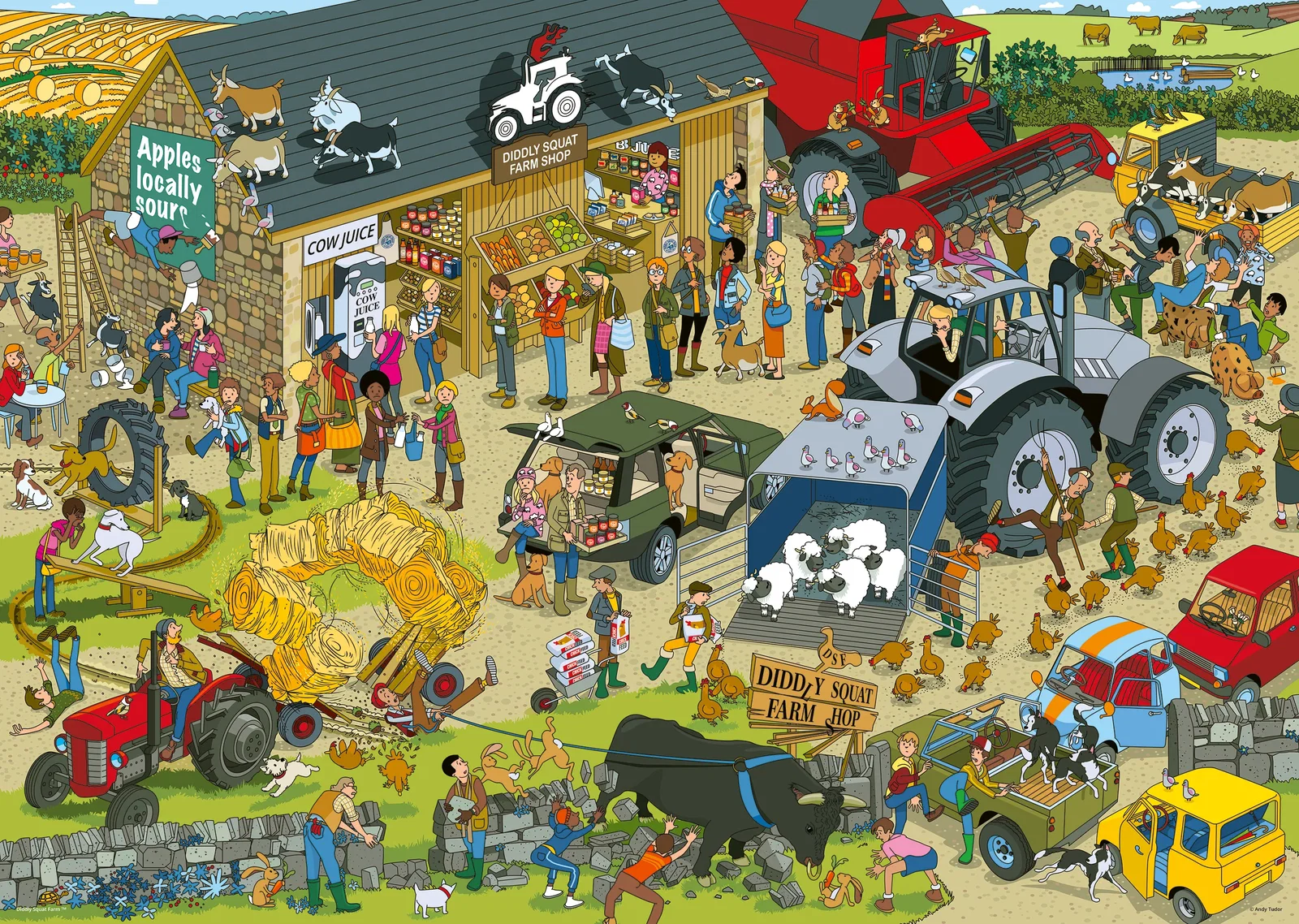 Image of PRE-ORDER Diddly Squat Farm 1000 Piece Jigsaw Puzzle