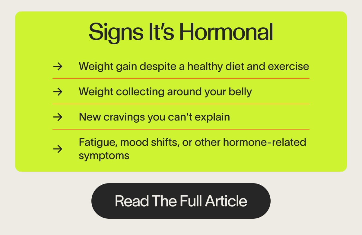 Signs It’s Hormonal - Read The Full Article