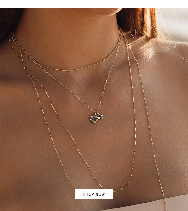 Sunbee Armband - gelb vergoldet, Biene Sonnenblume Anhänger