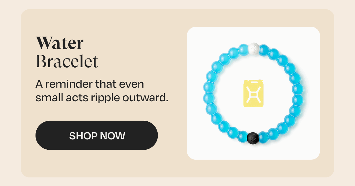 Water Bracelet | A reminder that even small acts ripple outward. | Shop Now