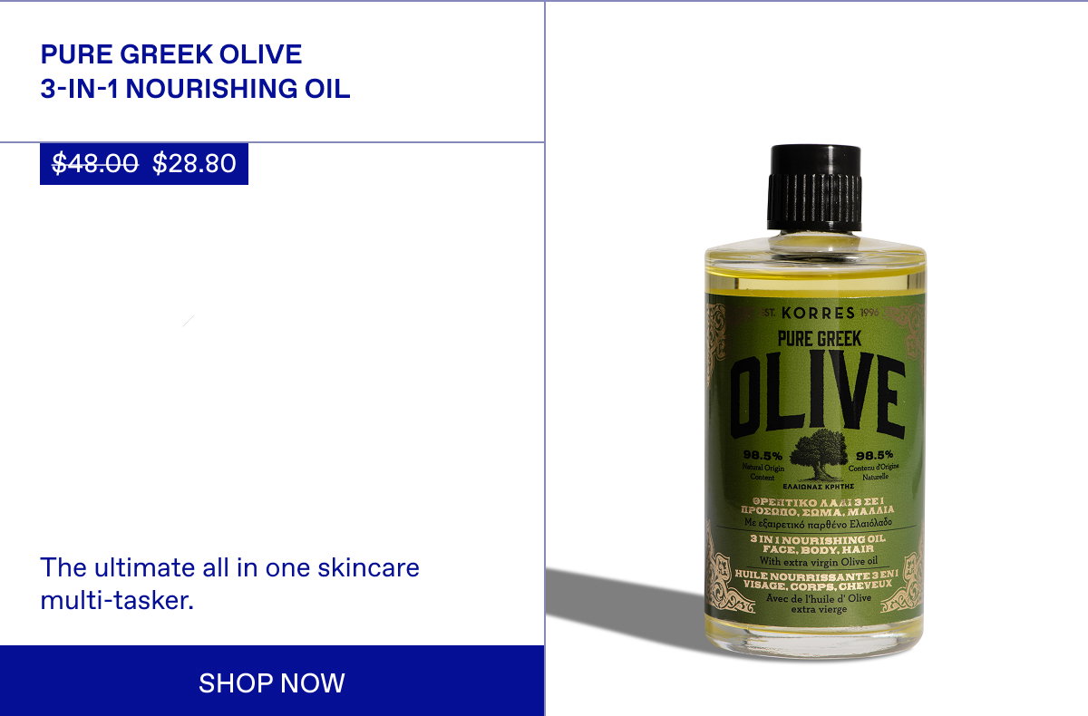 Pure Greek Olive 3-in-1 Nourishing Oil