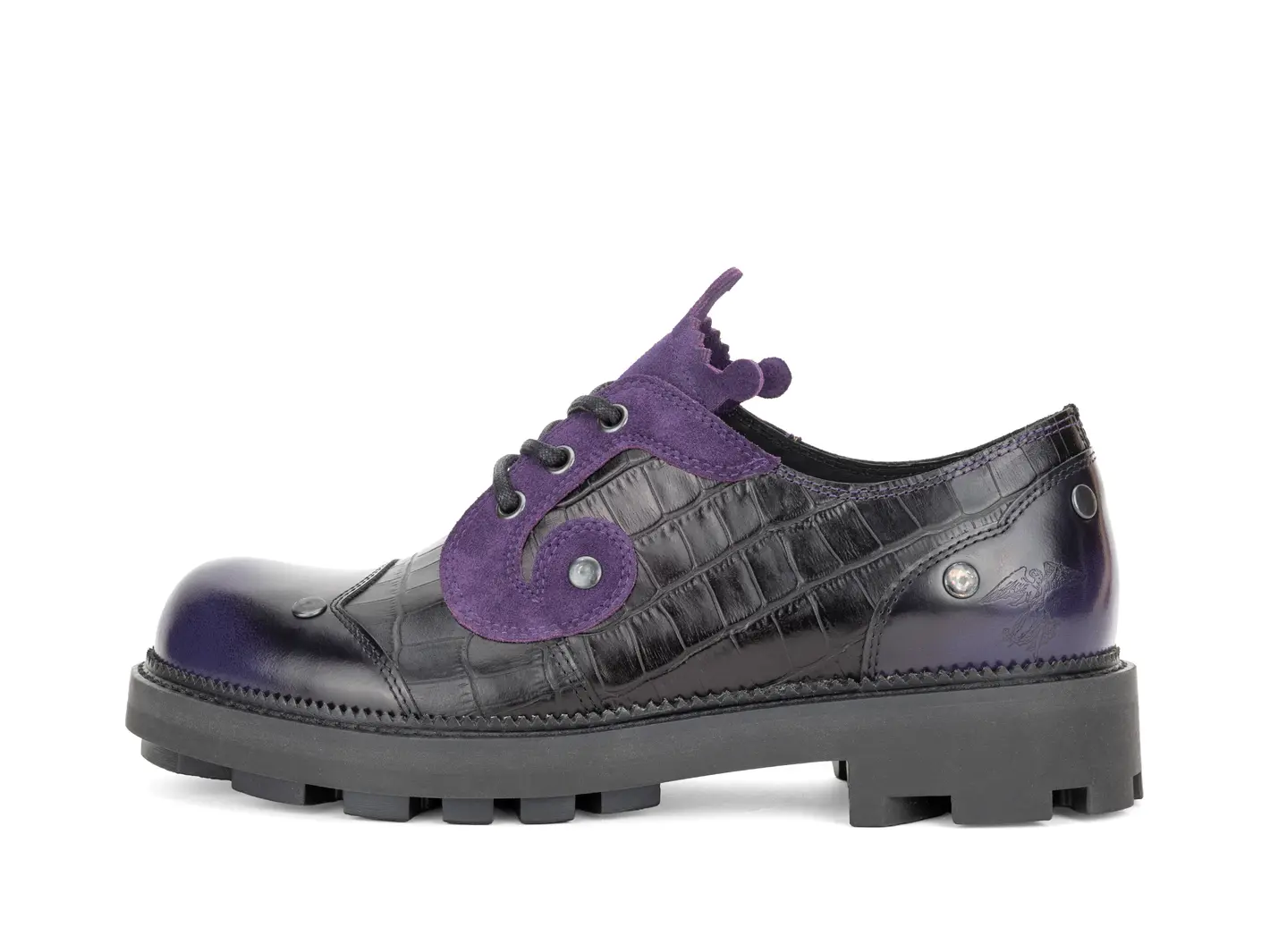 Image of 7th Heaven Curtis: Black/Purple