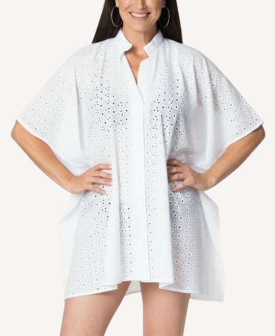 Belvedere Point Big Shirt Plus Size Cover Up