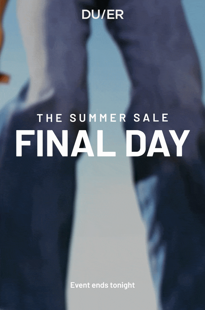 DUER | Summer won't wait - 35% off select styles