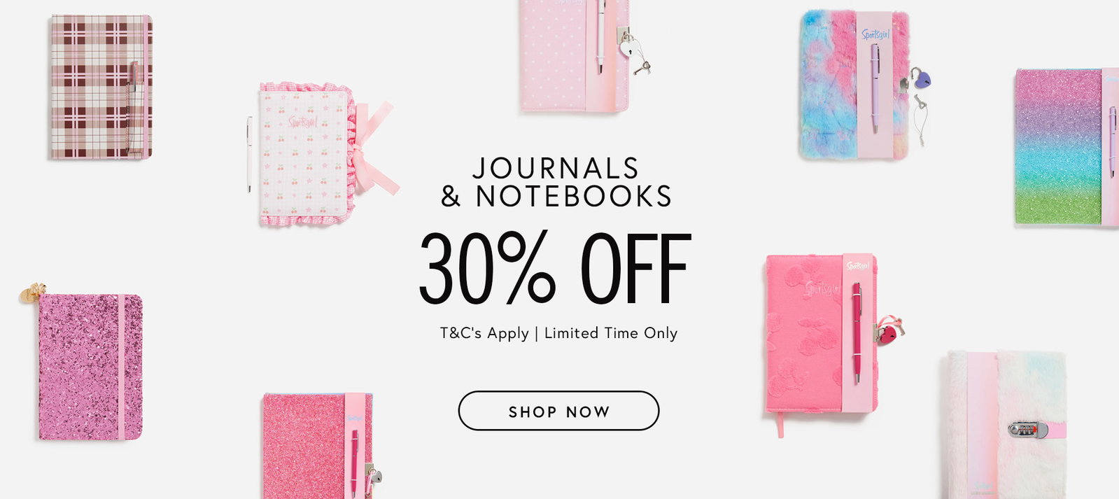 30% Off Journals & Notebooks