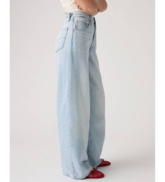 Jeans Lightweight De Pierna Ancha azul