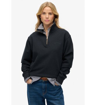 Sudadera Essential Logo Emb Half Zip marino
