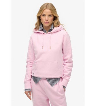 Sudadera con capucha Essential Logo Emb rosa