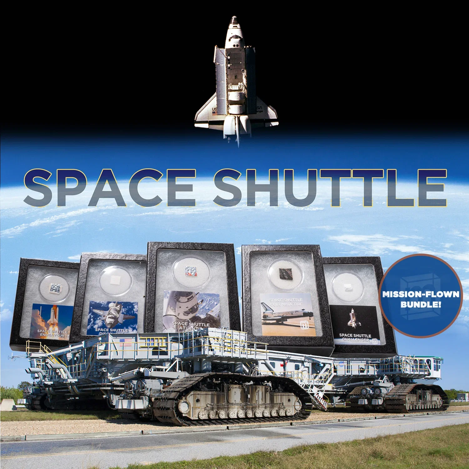 Image of Mini Museum Space Shuttle Fleet Bundle: Complete the Fleet!