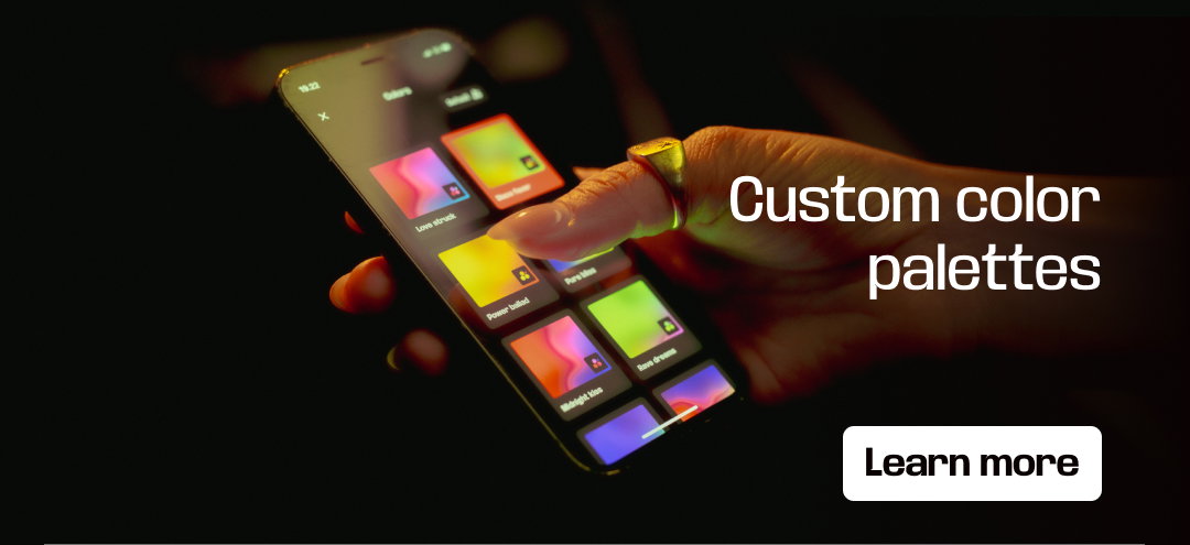 Custom color palettes