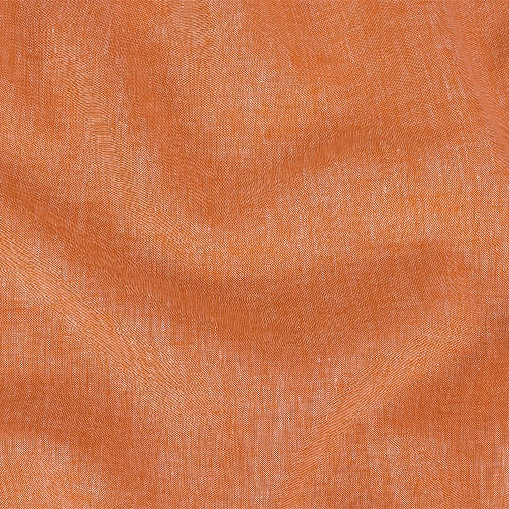 Image of Lightweight Linen Chambray - Heathered Autumn Sunset - Minerva Collection