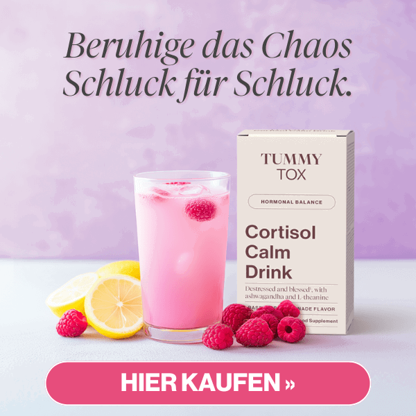 Beruhige das Chaos Schluck für Schluck mit Cortisol Calm Drink.