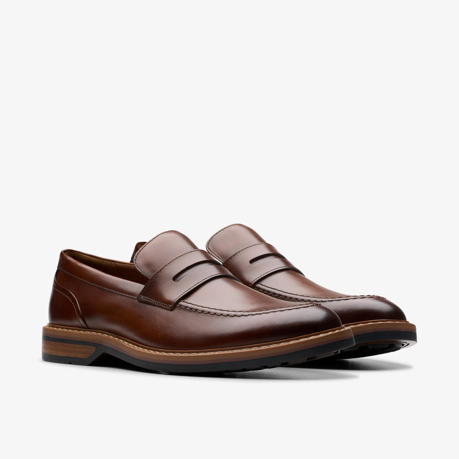Shop Aldwin Step Mid Tan Leather