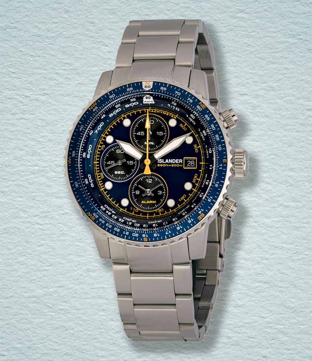 Image of Islander Calverton Flight Chronograph Alarm Watch