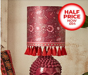 Floral Bohemia Buddha Table Lamp - Half Price Now £64