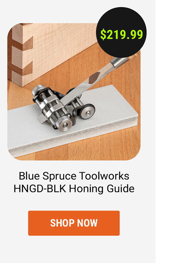 Blue Spruce Toolworks HNGD-BLK Honing Guide