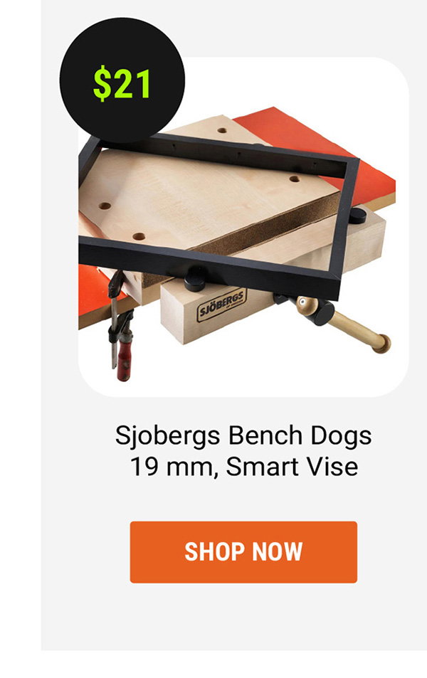 Sjobergs Bench Dogs 19 mm, Smart Vise